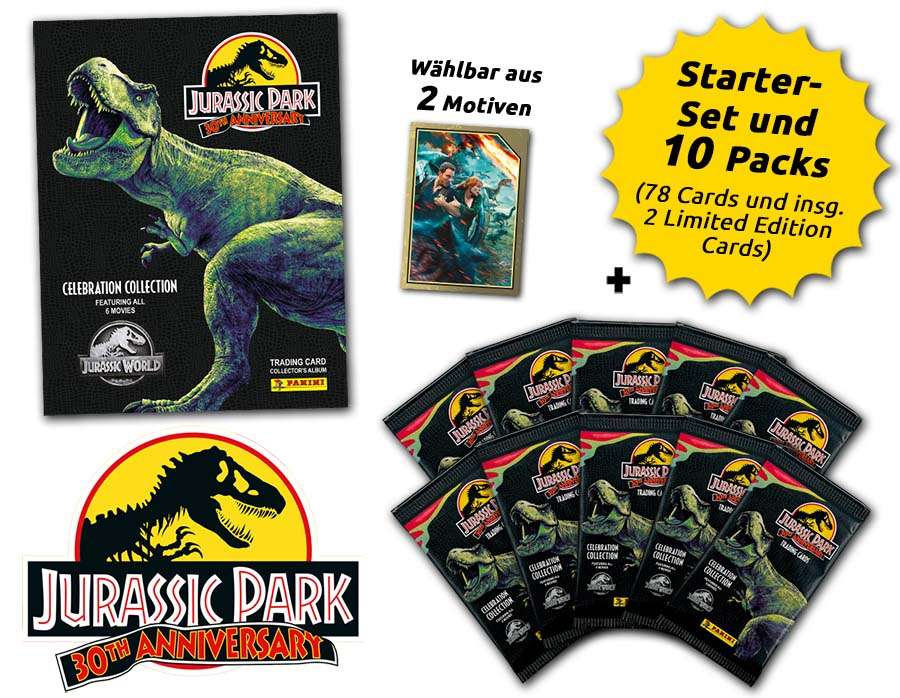 Panini Jurassic Park 30th Anniversary Trading Cards