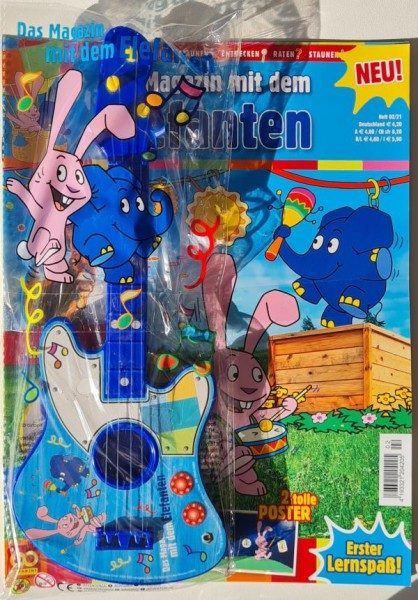 Magazin mit dem Elefanten 02/21 mit Extra Gitarre
