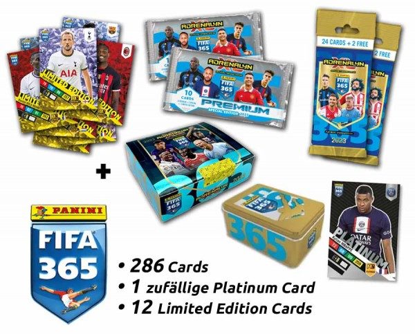 Panini FIFA 365 Adrenalyn XL 2023 Kollektion - Platinum Box Bundle
