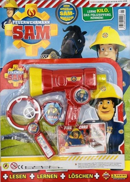Feuerwehrmann Sam Magazin 05/23 Packshot mit Extra