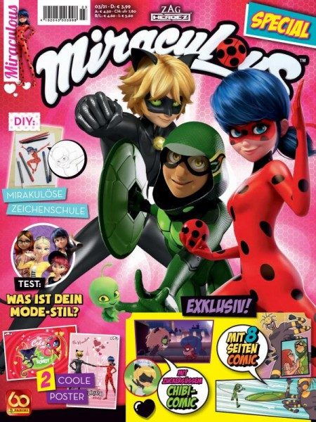 Miraculous Spezial Magazin 03/21 Cover