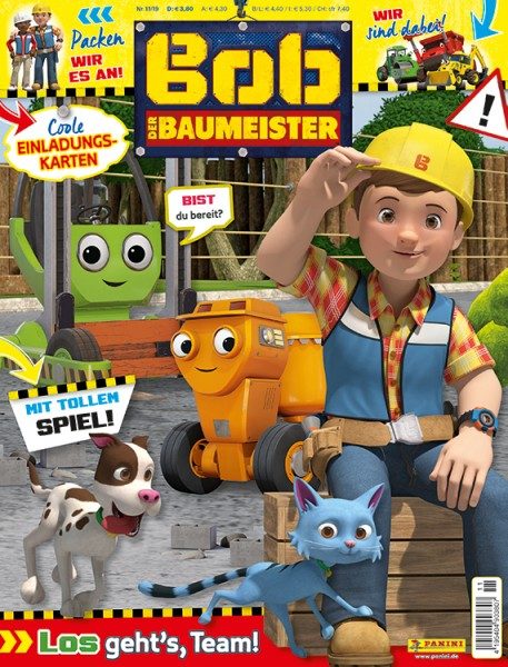 Bob der Baumeister Magazin 11/19 Cover