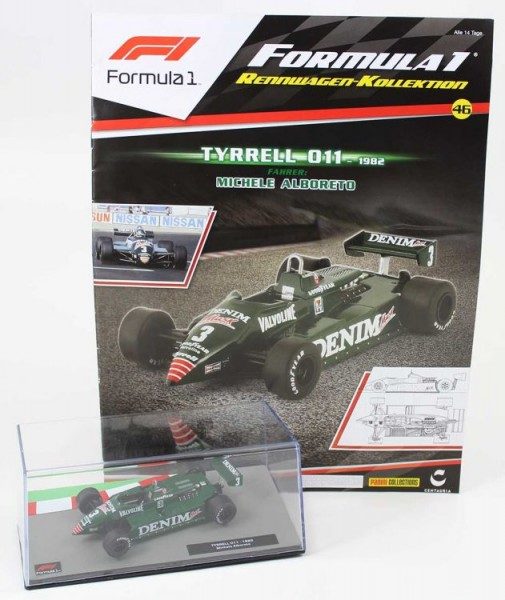 Formula 1 Rennwagen-Kollektion 46 - Michele Alboreto (Tyrrell 011)