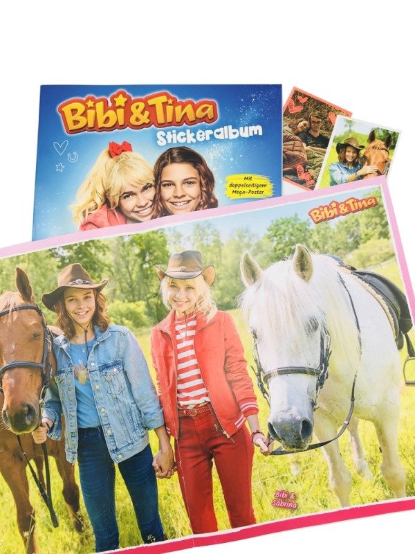 10 Tüten 50 Sticker Bibi und Tina Sammelsticker 2019-1 Album 