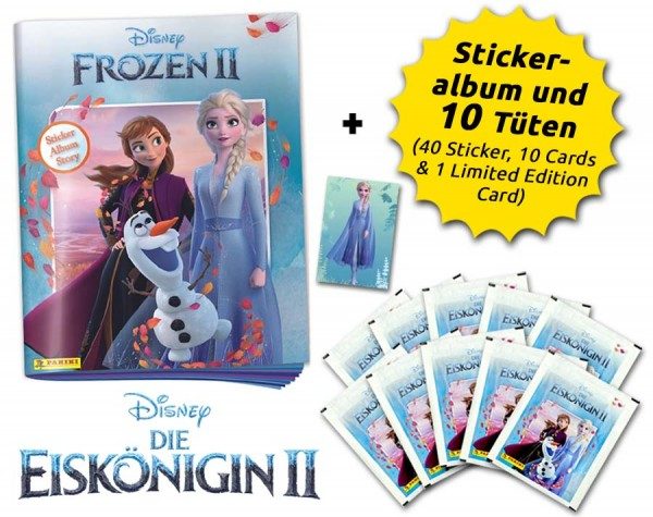 Schnupperbundle - Disney Die Eiskönigin 2 - Sticker und Trading Cards