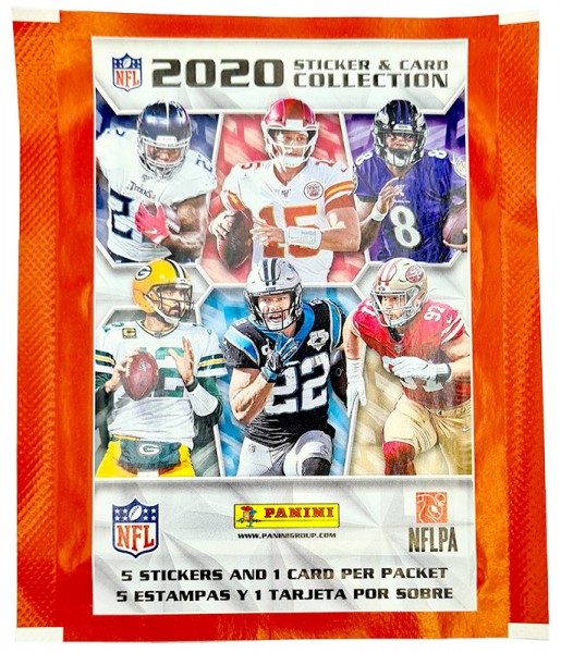 NFL 2020 Sticker & Trading Cards - Tüte