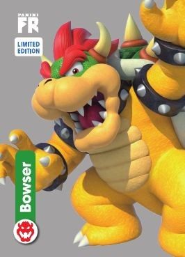 Super Mario Trading Cards - Limited Edition Cards - Bowser - Nur im Paninishop erhältlich
