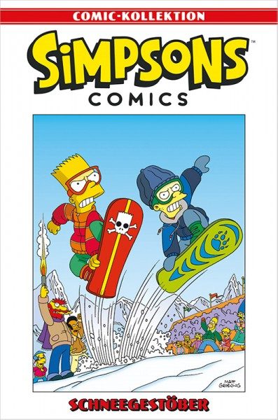 Simpsons Comic-Kollektion 72: Schneegestöber Cover