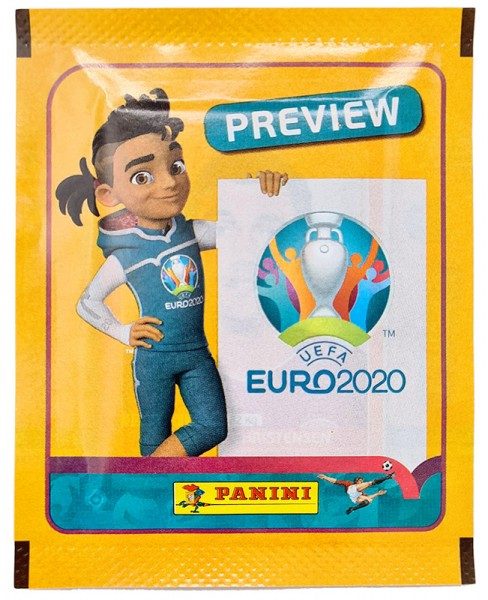 UEFA EURO 2020 Official Sticker Preview Collection - International Tüte 