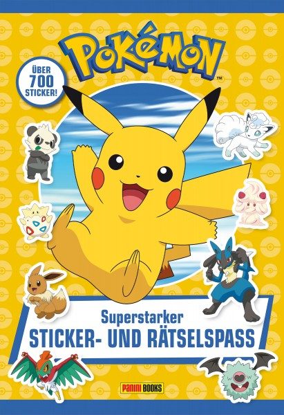 Pokémon - Superstarker Sticker- und Rätselspaß