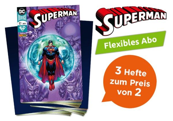 3 für 2 - Flexibles Abo - Superman Heft