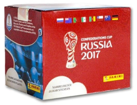 Confederations Cup Russia 2017 - Box mit 50 Tüten