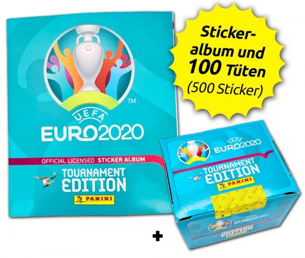 UEFA EURO 2020™ Tournament Edition - Offizielle Stickerkollektion - International Box Bundle