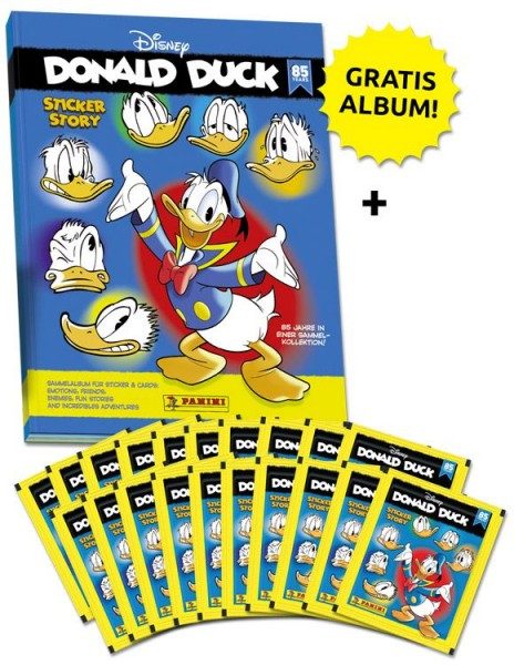 85 Jahre Donald Duck Kollektion alle Sticker ab #161 Einzelauswahl Cards deutsch 
