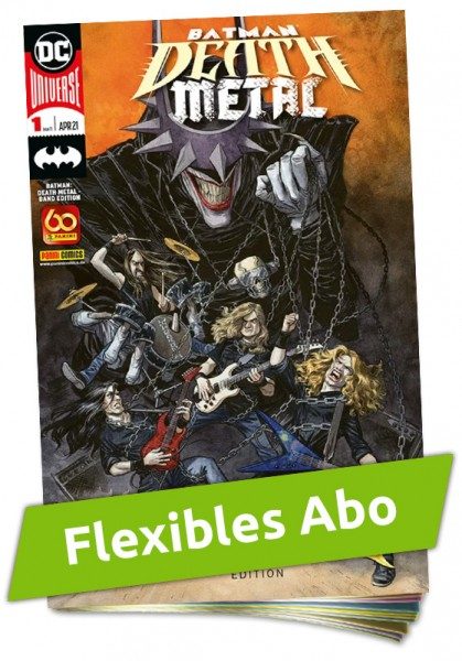 Flexibles Abo - Batman-Death Metal Band Edition