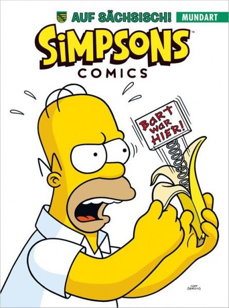 Simpsons Comics auf Sächsisch Cover