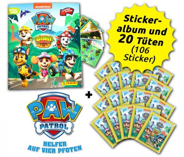 Paw Patrol - Dino Rescue Sticker - Sammelbundle Inhalt