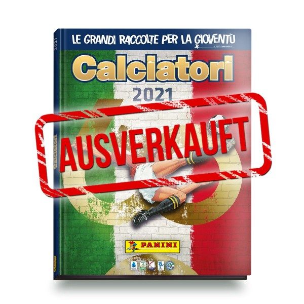 Panini Calciatori Serie A 2021 Stickerkollektion - Hardcover-Album - ausverkauft