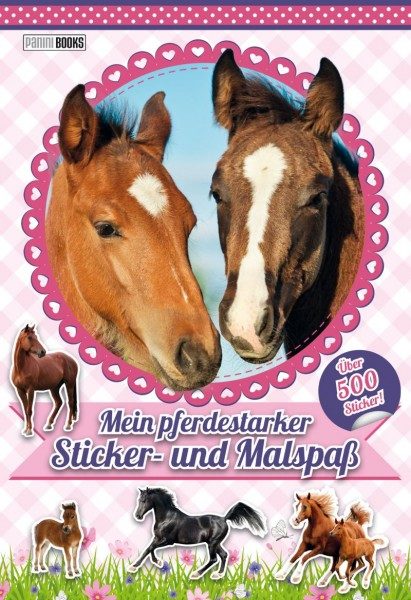 Pferde - Mein pferdestarker Sticker- und Malspaß - Cover