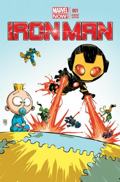 Iron Man/Hulk 4 Iron-Man Marvel-Baby-Variant - Comic Action 2013