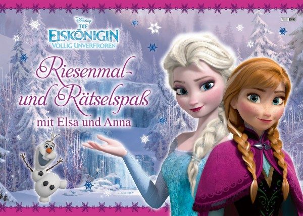 Disney: Die Eiskönigin - Riesenmal- und Rätselspaß Cover