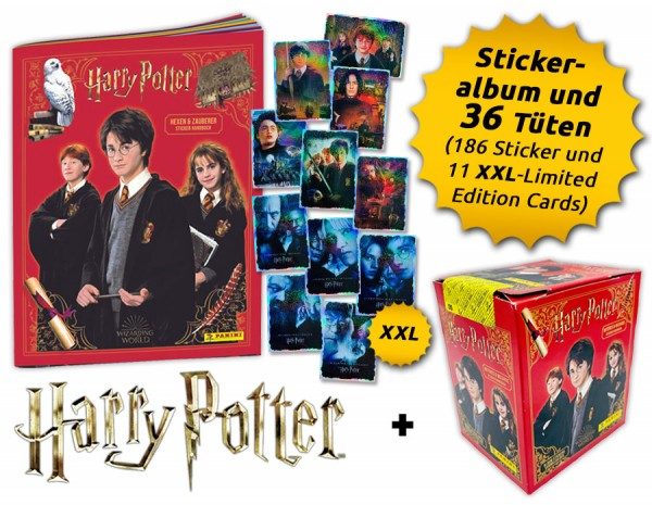 Harry Potter Anthology - Stickerkollektion - XXL-Box-Bundle mit 11 XXL Limited Edition Cards