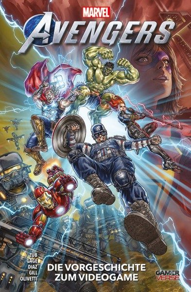 Marvel's Avengers Die Vorgeschichte zum Videogame Cover