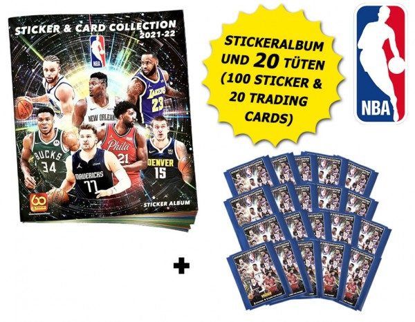 Panini NBA Sticker & Trading Cards 2021/22 - Tip-Off-Bundle