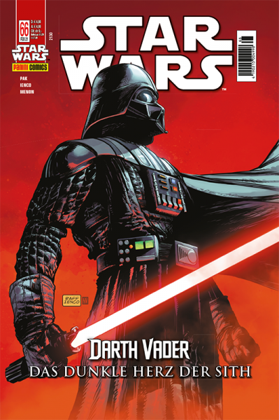 Darth Vader Das dunkle Herz der Sith 1 Star Wars Heft 66 Comicshop-Ausgabe 