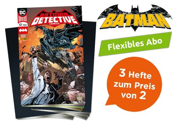 3 für 2 - Flexibles Abo - Batman Detective Heft