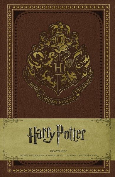 Harry Potter - Notizbuch Hogwarts Lederoptik - Cover