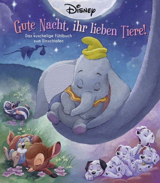 Disney Best of - Gute Nacht, ihr lieben Tiere! Das kuschelige Fühlbuch zum Einschlafen Cover