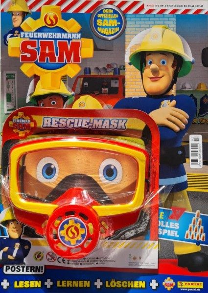 Feuerwehrmann Sam Magazin 02/22 - mit Extra Rescue Maske