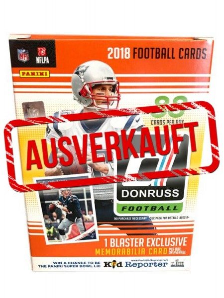 NFL 2018 DONRUSS Trading Cards - Box