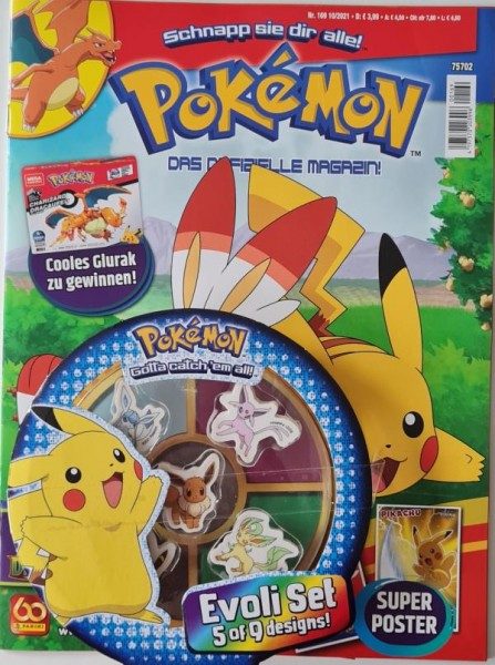 Pokémon Magazin 169 Packshot mit Extra Evoli Set