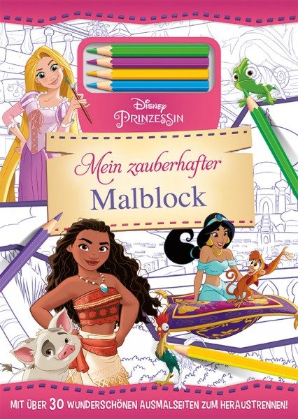Disney Prinzessin: Mein zauberhafter Malblock