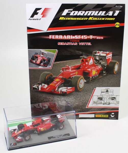 Formula 1 Rennwagen-Kollektion 24 - Sebastian Vettel (Ferrari SF-15)