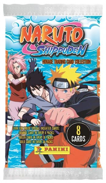 Naruto Shippuden - Trading Cards - Flowpack mit 8 Cards
