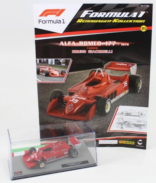 Formula 1 Rennwagen-Kollektion 35 - Bruno Giacomelli (Alfa Romeo 177)