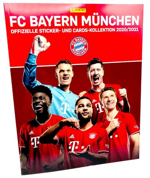 Panini FC Bayern München Sticker und Cards-Kollektion 2020/2021-20 Tüten 