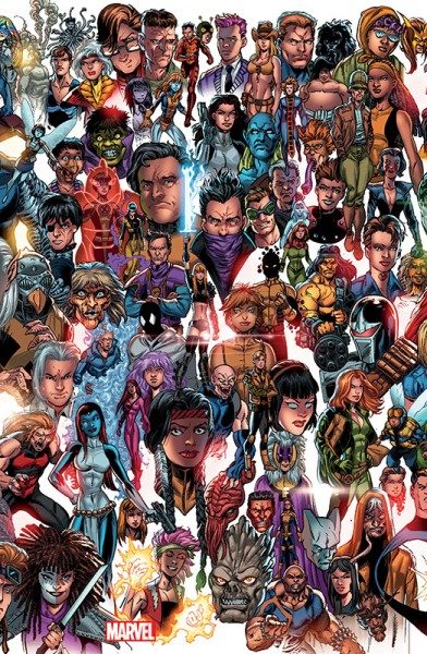 X-Men 5: Ziemlich beste Feinde Panorama Variant Cover