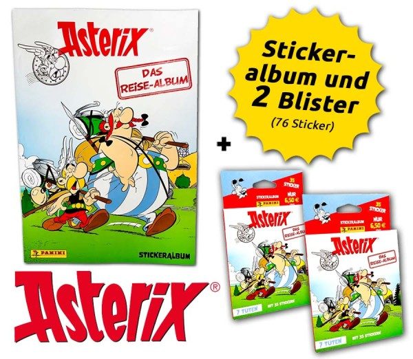 Asterix - das Reisealbum - Stickerkollektion - Schnupperbundle
