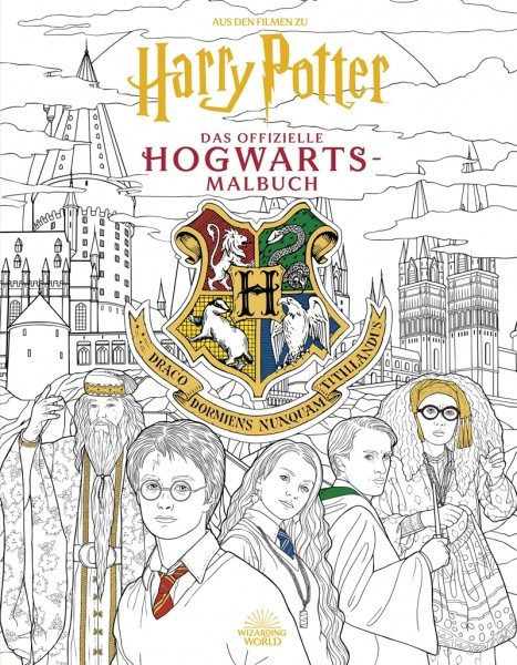 Harry Potter - das offizielle Hogwarts Malbuch - Cover