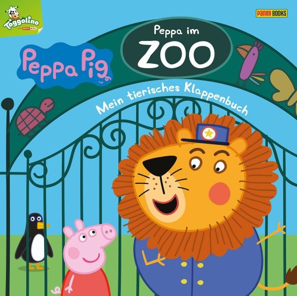Peppa Pig - Peppa im Zoo - Mein tierisches Klappenbuch Cover