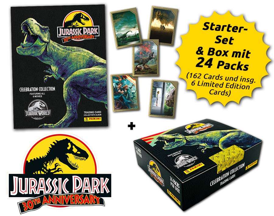 Panini Jurassic Park 30th Anniversary Trading Cards