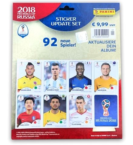 2018 FIFA World Cup Russia Stickerkollektion – Update-Set