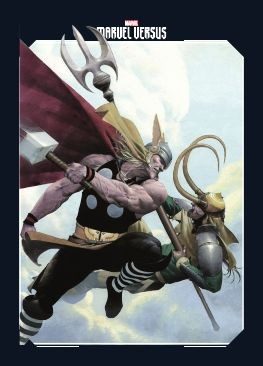 Marvel Versus Trading Cards - LE Card 5 - Loki und Thor