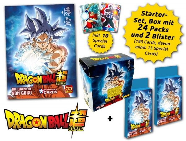 Dragon Ball Super - The Legend of Son Goku Trading Cards - Sammel-Bundle