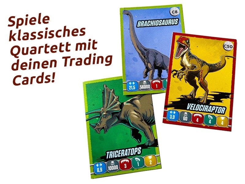 Details about   Jurassic World Trading Cards Panini 2015 aussuchen sehr guter Zustand 