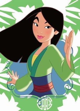 Disney Prinzessin - Lebe dein Abenteuer - Sticker & Cards - LE Card 4 Mulan